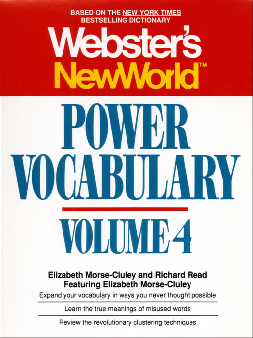 Cover image for Webster's New World Power Vocabulary, Volume 4